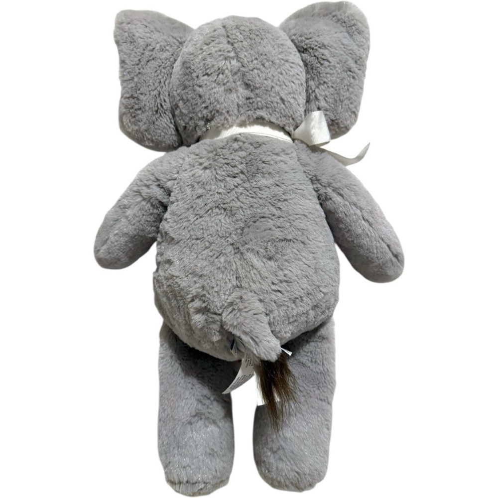 Pottery Barn Kids Gray Plush Elephant Stuffed Animal 17.5" Nursery Decor Toy - Picture 6 of 10